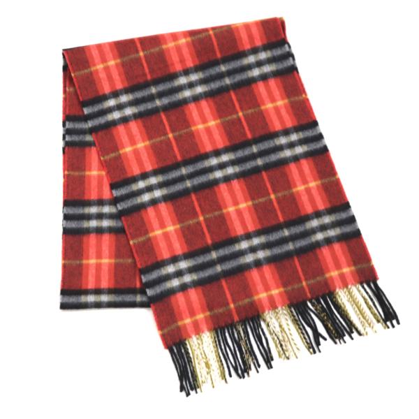 BURBERRY 美品 バーバリー 4060291 ノバチェック フリンジ