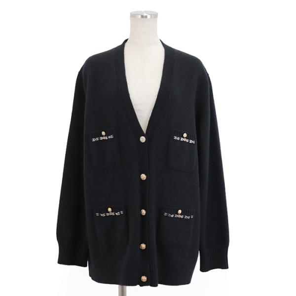 CHANEL 【新品同様】シャネル 22AW 22B P73471 ライオンボタン ココ