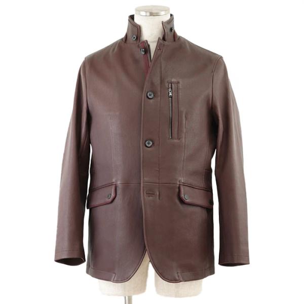 新品 未使用 ジョセフアブード 羊革 ラムレザー テーラードジャケット Mタグ付 新品 未使用 ジョセフアブード 羊革 ラムレザー テーラードジャケット