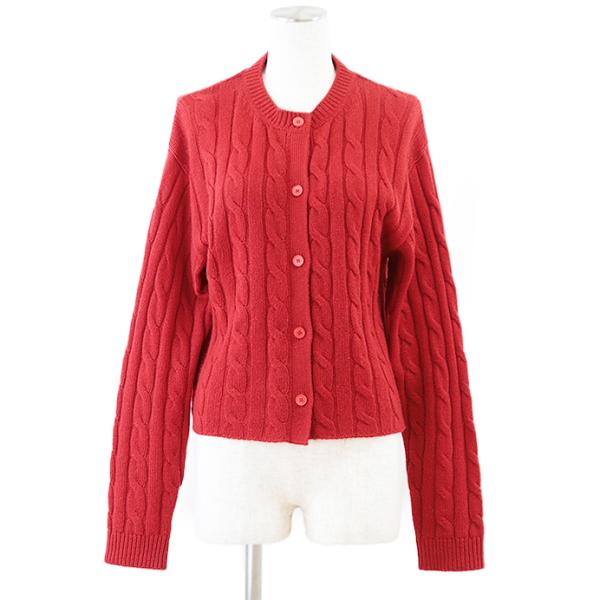 S 極美品 Lサイズ MIU MIU ジップアップ カーディガン MIU MIU - miumiu ミュウミュウ ウールカシミヤナイロン混紡