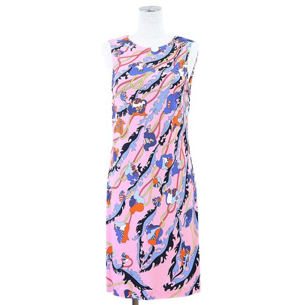 EMILIO PUCCI エミリオプッチ ノースリーブワンピース 38 EMILIO PUCCI エミリオプッチ ワンピース ノースリーブ 34