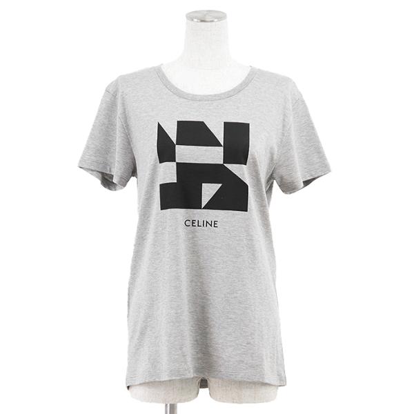 CELINE（セリーヌ） SALE【美品】CELINE Tシャツ ロゴ ジオメトリック