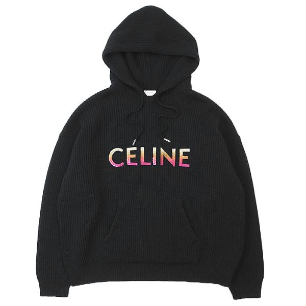 CELINE（セリーヌ） 【新品同様】CELINE パーカー ニット ロゴ