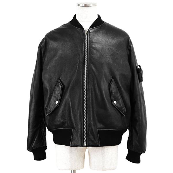 PRADA 【美品】PRADA プラダ ボンバージャケット レザーブルゾン 2021