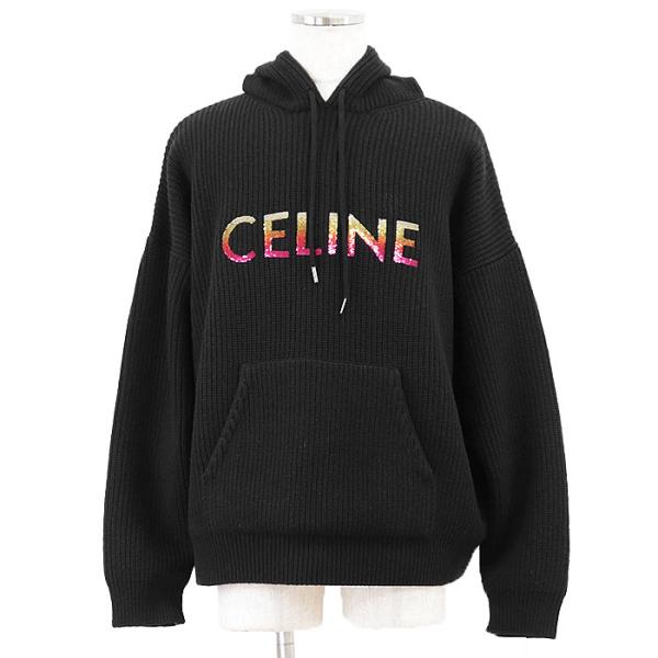 CELINE（セリーヌ） 【未使用】CELINE ニット パーカー ロゴ