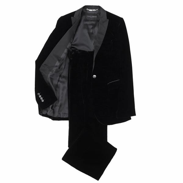 DOLCE&GABBANA ドルチェアンドガッバーナ ベルベット スーツ