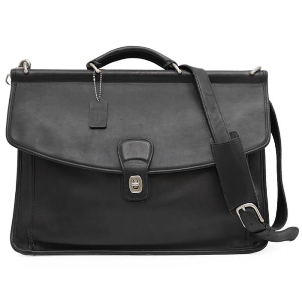 美品 オールドコーチ 2way ビークマン 黒 ブリーフケース ビジネスバッグ COACH（コーチ） オールドコーチ ヴィンテージ ブリーフケース ユニ