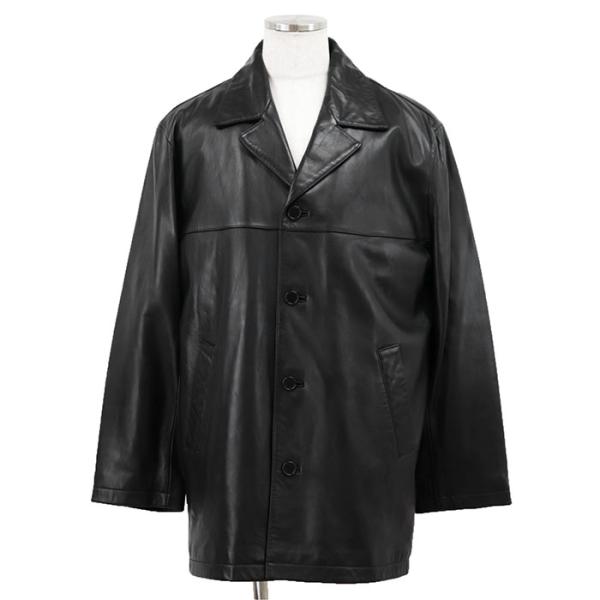 COACH レザー　カーコート　ブラック COACH（コーチ） 【美品】COACH レザーカー コート L メンズ ライナー