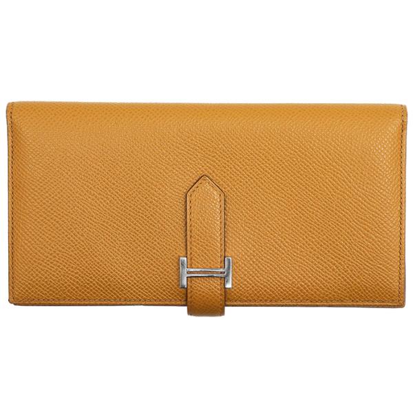 HERMES（エルメス） 【美品】HERMES 長財布 ユニセックス ベアンスフレ