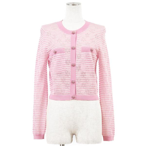 CHANEL（シャネル） 【未使用】CHANEL ニット カーディガン ボーダー