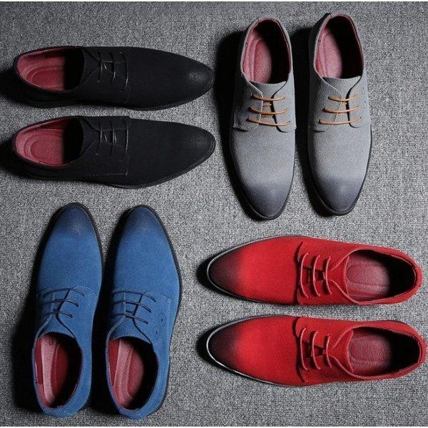 ビジネスシューズスエードメンズシューズ靴紳士靴ウォーキング結婚式冠婚葬祭葬式就活リクルートスーツ用 Xkuntop Dhasx456 Open Clothes 通販 Yahoo ショッピング