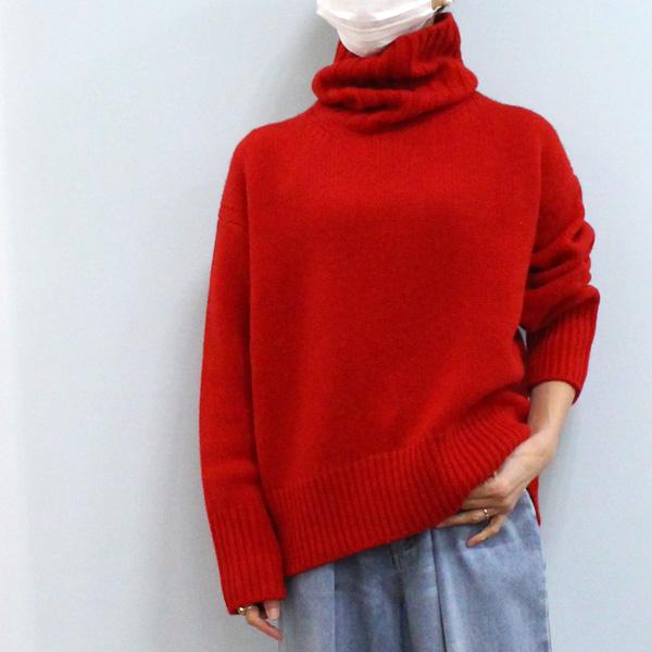 美品　トゥモローランド　ギャルリーヴィー　ピンク タートルネック　ニット 楽天市場】【2022AW】【GALERIE VIE ギャルリー ヴィー