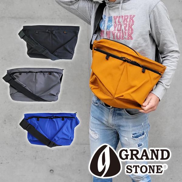 STONE  バッグ青 GRAND STONE GRANDSTONE グランドストーン ショルダーバッグ