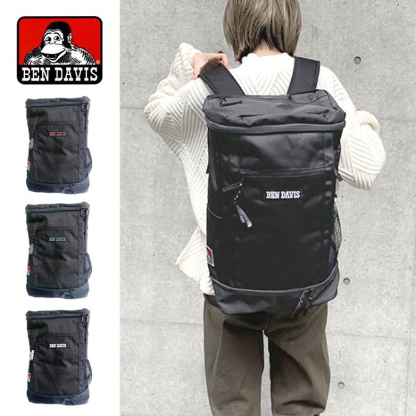 BEN DAVIS ベンデイビス リュック リュックサック 黒 大容量 撥水 BEN DAVIS（ベンデイビス） リュック リュックサック 黒 大容量 撥水