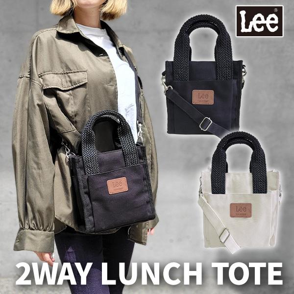 Lee（リー） 2WAY ミニ スクエア トートバッグ ショルダーバッグ