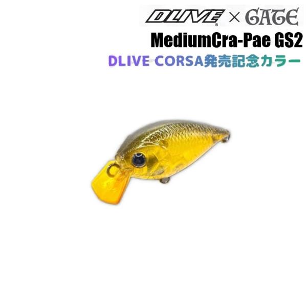 ゲート ミディアムクラピー GS2 オオツカ バックラッシュ オリカラ 5個 BACKLASHオリカラ】ラッキークラフト×ゲート ミディアムクラピー GS2