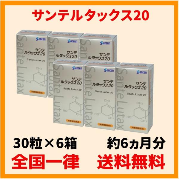 サンテルタックス20 6箱(30粒×6箱)参天製薬 : オフサモンド ヤフー 
