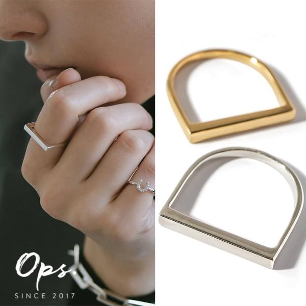 爆買 リング レディース 平打ち 太め silver925 重ね付け 30代 40代 50代 【KOTOR コトル_2nd】 デザインリング シルバー925 ゴールド 18k 18金