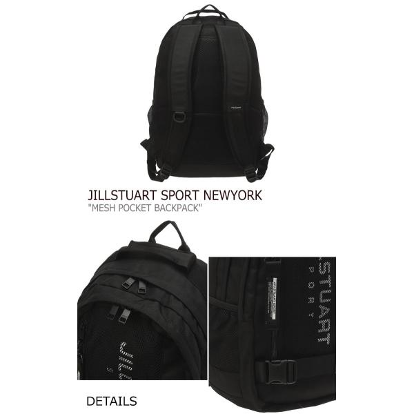 リュック スポーツ Mesh Jillstuart Newyork Mesh スポーツ Backpack ニューヨーク ジルスチュアート Sport ポケット Pocket Backpack メッシュ バックパック Black Jeba0e152bk バッグ Bg Js Jeba0e152b Select Option 店