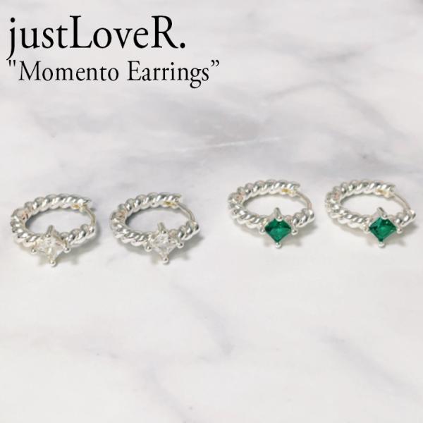 �y���[�z�W���X�g���o�[ �s�A�X justLoveR. Momento Earrings ���[�����g �C�������O �V���o�[ �S�[���h �L���[�r�b�N �؍��A�N�Z�T���[ 6401375258 ACC