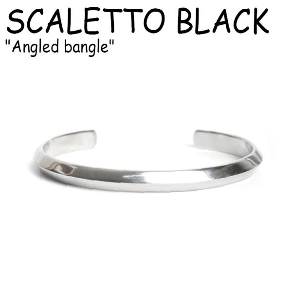 スカーレットブラック バングル ブレスレット SCALETTO BLACK メンズ レディース Angled bangle アングル NONE ノーン 韓国アクセサリー SCB092 ACC
