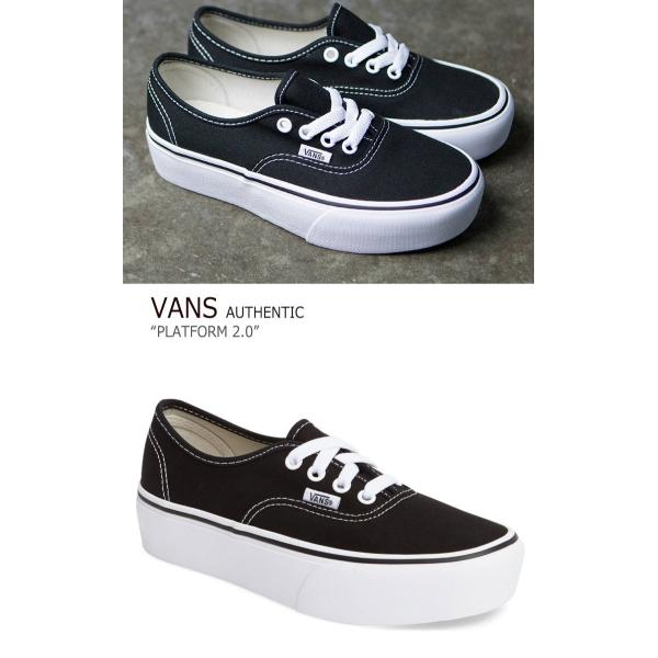 バンズ スニーカー Vans レディース Authentic Platform 2 0 オーセンティック プラットフォーム Black ブラック 厚底 Vn0a3av8blk Flvnaa1u13 シューズ Buyee 日本代购平台 产品购物网站大全 Buyee一站式代购 Bot Online