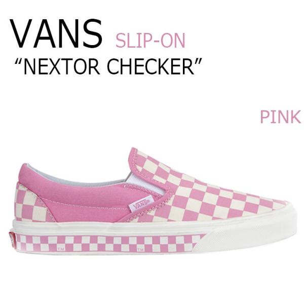 バンズ スニーカー Vans メンズ レディース Slip On Nextor Checkerboard スリッポン チェッカーボード Pink ピンク Vn0a38f7p9i Flvn7f3u18 シューズ Sn Va Sochkerpk Select Option Yahoo 店 通販 Yahoo ショッピング