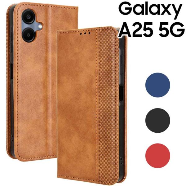Galaxy A25 5G 日本版 ケース 手帳型 本革 ギャラクシーA25 S Amazon.co.jp: PUレザー手帳型ケース 対応Samsung Galaxy A25 5G