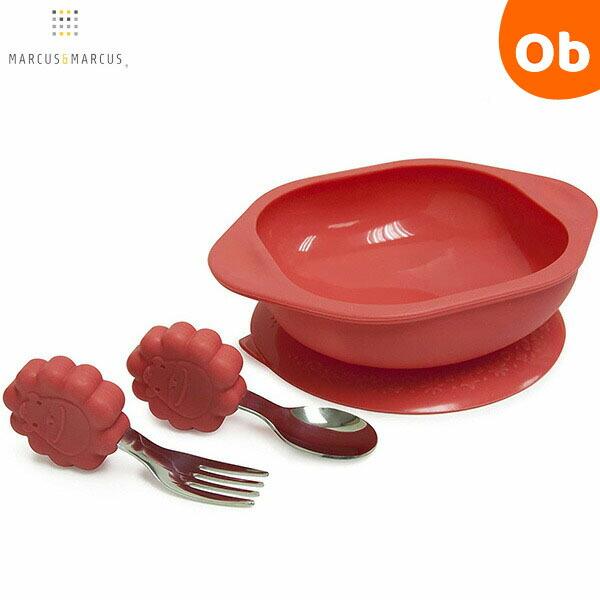 ギフトにオススメ！パームグラスプスプーン＆フォークと吸着式ボウル皿の2点セット。小さな手にフィットし、自然な鉛筆持ちが身に付くスプーン＆フォークテーブルに固定できてひっくり返しを防止 吸盤付きシリコンボウル■対象年齢：18カ月〜■サイズ：パ...