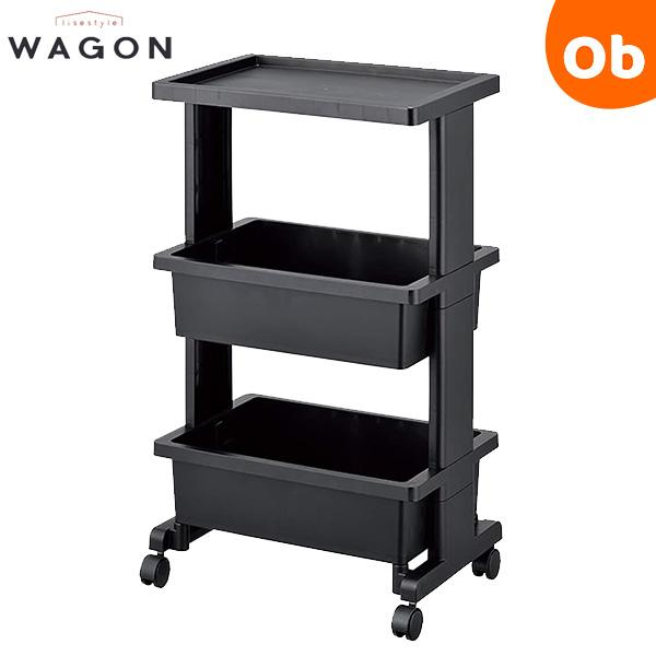 天板+本体2段 多用途に使えるキャスター付きテーブルワゴンリビング・キッチン・ランドリーなど様々なシーンで多用途に使えるキャスター付き3段ワゴンです。・簡単組み立て式の便利なワゴン(工具不要)。・お部屋のテイストに合わせて選べる５色。・プラ...