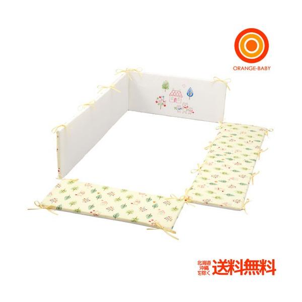 隙間風や冷暖房の風から赤ちゃんを守ったり、ベッドの柵などに頭や足がぶつかるのを守ったりと重宝するベッドガードパッドです。汚れても、ご家庭でお洗濯（手洗い）ができます。内寸60ｘ90cmのベッドに対応。ツーオープン（前面、横面）のベビーベッド...