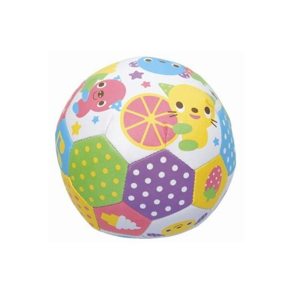 やわらかい素材で、赤ちゃんのつかむ・はなすの指運動をお手伝い。お部屋で遊ぶときはもちろん、お出かけにもぴったりのふわふわボールです。サイズは大と小の2展開。鈴入り。■対象年齢：6ヶ月〜■サイズ：W120×D120×H120mm（重量：80g...