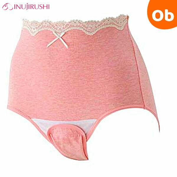 【メール便送料無料】犬印 産褥ショーツ　C-1027　M〜L・L〜LL　ピンク