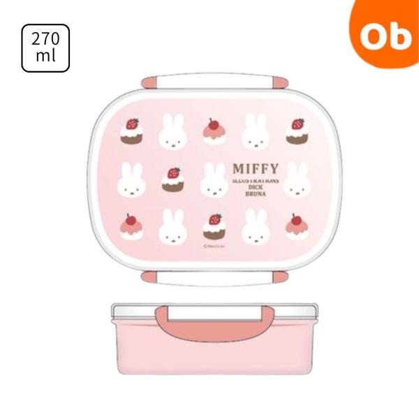 ケーキとミッフィーの組み合わせがかわいい270mlサイズのランチボックス。1段の小さいサイズのランチボックスです。●フタをはずして電子レンジOKサイズ270ml中仕切り付：142×118×50素材・原材料名・成分フタ：AS本体・中子：PPパ...