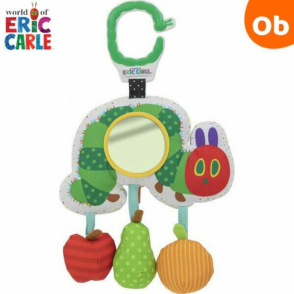 大きなミラーが付いたアクティビティトイ大好きなキャラクターと一緒で、ベビーカーでのおでかけをもっと楽しく！いないいないばあができる大きめのソフトミラー裏面にはエリックカールの絵本に登場する太陽があしらわれたデザインになっています基本の綿の生...