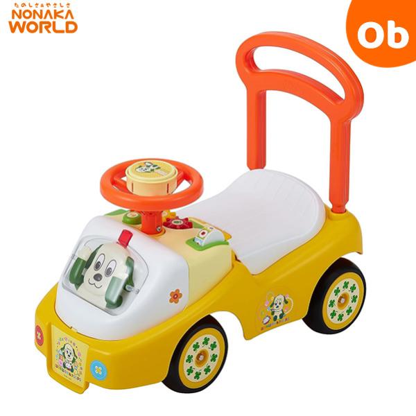 乗用ワンワンが新しくなって新発売！●楽しいギミックがいっぱい！ブーブーカーフロントにはワンワンのギミックがあります。赤いボタンを押すと「いないいない！」ボタンを離すと「ばぁ〜」楽しく動きます。ハンドル下にはカリカリギヤなど楽しいギミックがい...