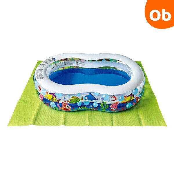 プールの下敷くのに最適！硬いコンクリートや砂利からプールを保護します。また、レジャーシートとしてもご使用できます。■サイズ：210×160cm厚さ3.5mm■備考：素材：発泡ポリエチレン、アルミ蒸着ペットフィルム、OPPフィルム生産地：中国...