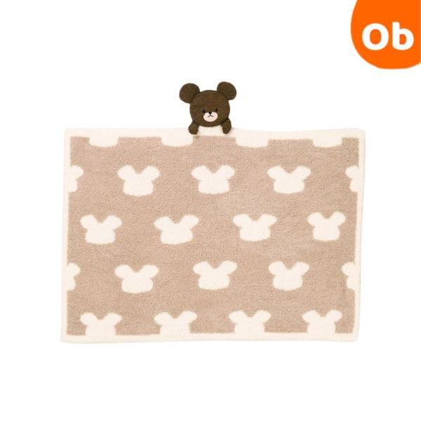 折り畳んで収納するとキャラクターがひざ掛けを被って寝ているかのようになります。ニット生地でもちもちしたひざ掛けです。室内や車内、オフィスなどで膝にかけて防寒対策として使用できます。また、夏場の冷房の温度調整としても使用できます。素材 ポリエ...