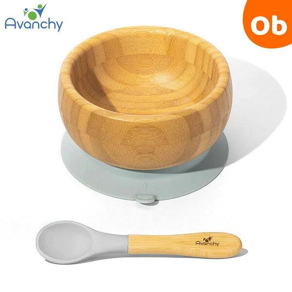 Baby Bowl + Spoon | Bamboo & Silicone