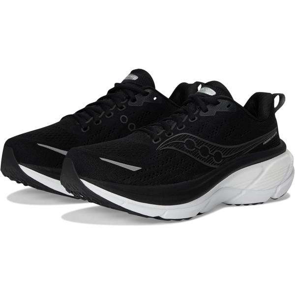 サッカニー Saucony ハリケーン 25 レディース スニーカー Black/White