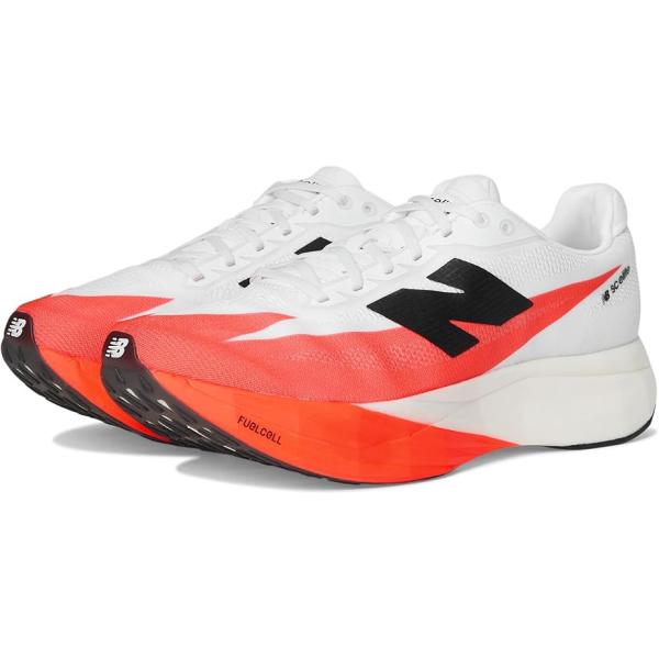 ニューバランス New Balance FuelCell SuperComp Elite v5 レディース スニーカー Urgent Red/Whit