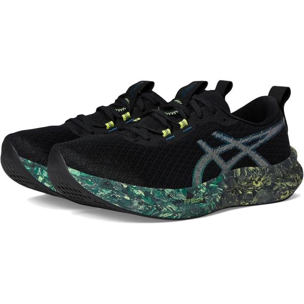アシックス ASICS ヌーサトライ 16 メンズ スニーカー Black/Jasper Green