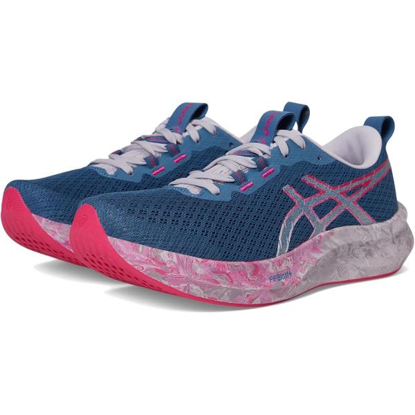 アシックス ASICS ヌーサトライ 16 レディース スニーカー ウインター Sea/Bright Rose