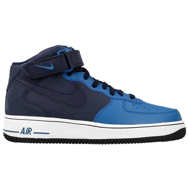 NIKE（ナイキ） AIR FORCE 1 Mid 07 Obsidian Blue White 315123-406