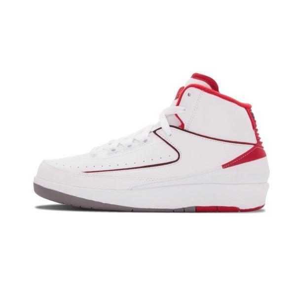 ナイキ　エア ジョーダン 2 AIR JORDAN 2　ホワイト/レッド　美品 国内2月23日発売予定】ナイキ エアジョーダン 2 