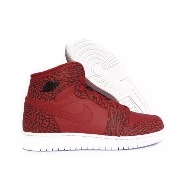 NIKE（ナイキ） AIR JORDAN 1 RETRO HIGH PREMIUM BG Gym Red White