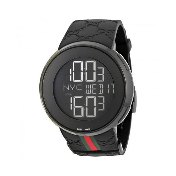 GUCCI　アイグッチ　I-GUCCI　デジタル　アナログ　腕時計 114-2 I-Gucci 114 Men's Digital Watch : ToriDollJAPAN - 通販 - Yahoo