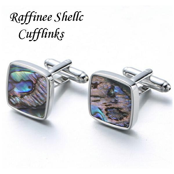 Raffinee Shellcカフスボタン ラフィネ天然貝カフスリンクス　カフリンクス
