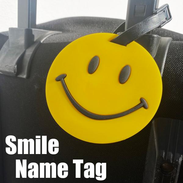 スマイルデザイン トラベルネームタグ ニコちゃんラゲージタグ ラゲッジタグ smaile オレンジウェディング 通販 Yahoo ショッピング