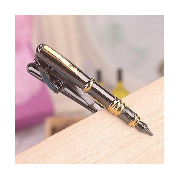 万年筆型 ネクタイピン タイバー ペン型 : オレンジウェディング